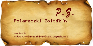 Polareczki Zoltán névjegykártya